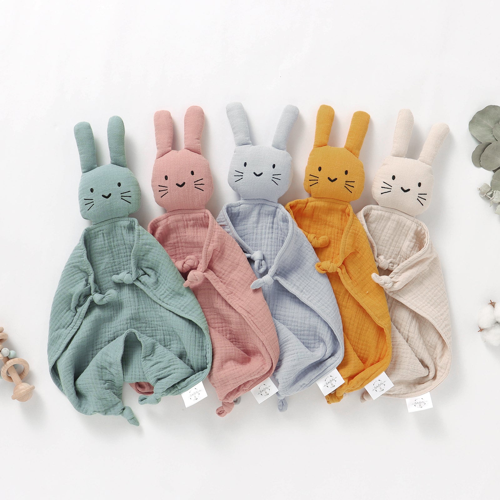 Bunny Organic Cotton Muslin Comforter