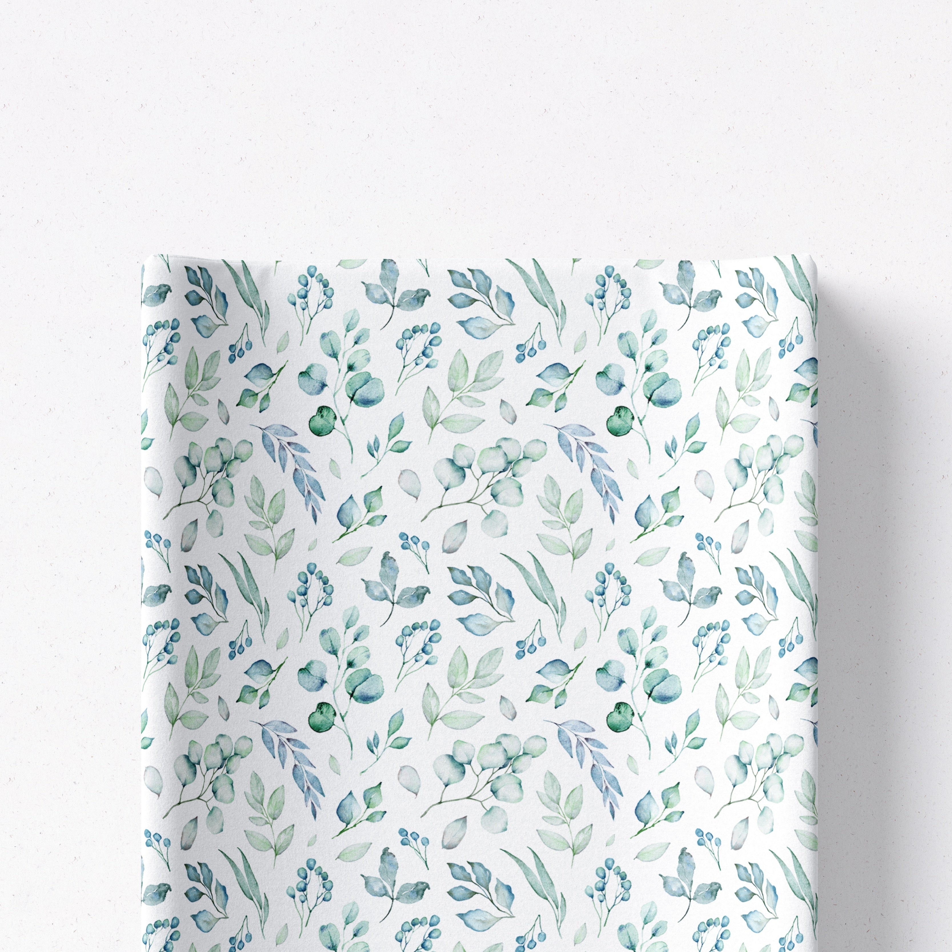 Anti Roll Wedge Changing Mat - Botanical