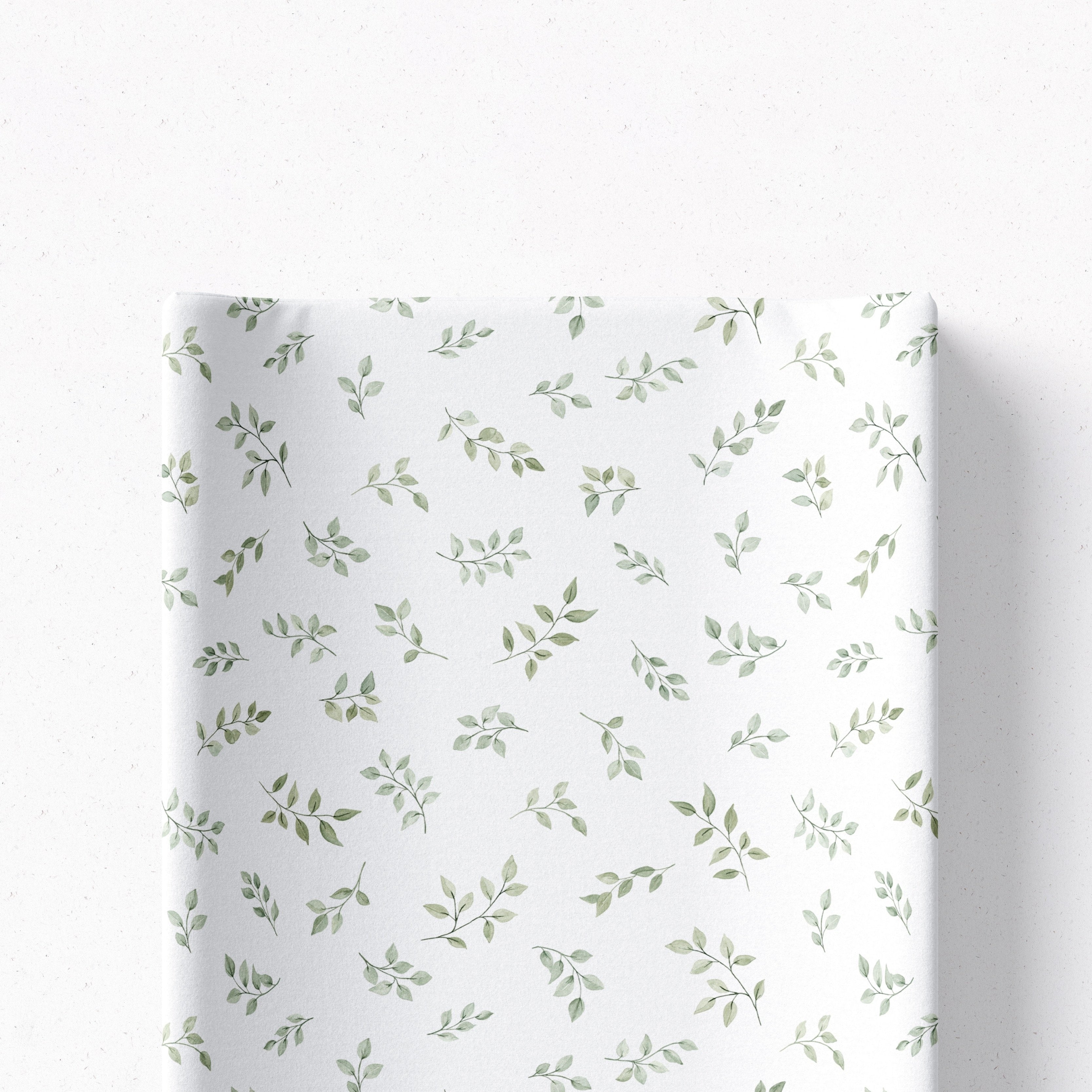 Anti Roll Wedge Changing Mat - Delicate Leaves