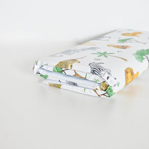 SAMPLE SALE Travel Changing Mat - Safari Animals