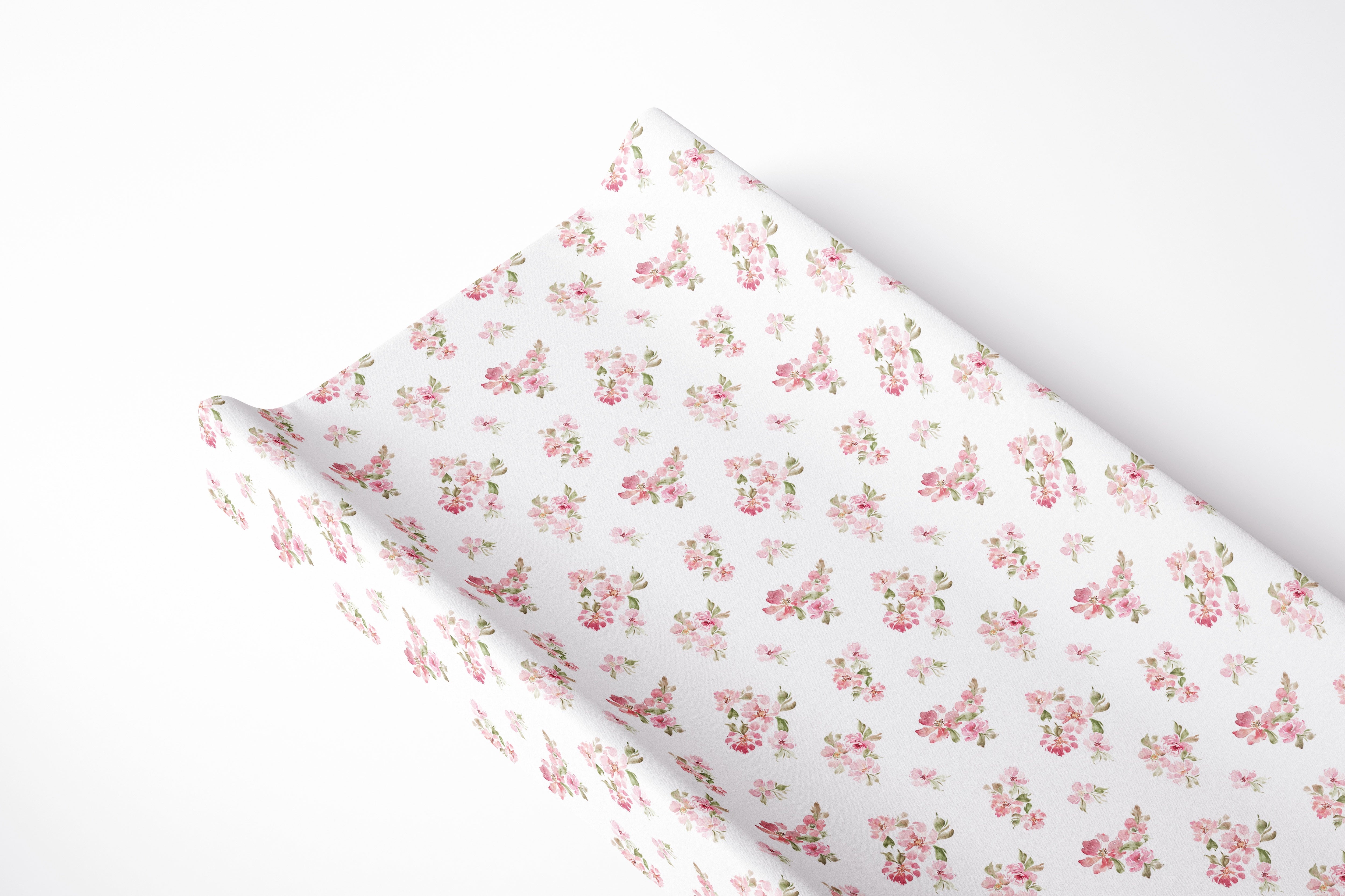 Anti Roll Wedge Changing Mat - Blossom