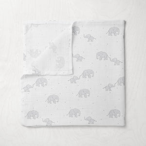 Muslin Cloth - Elephants