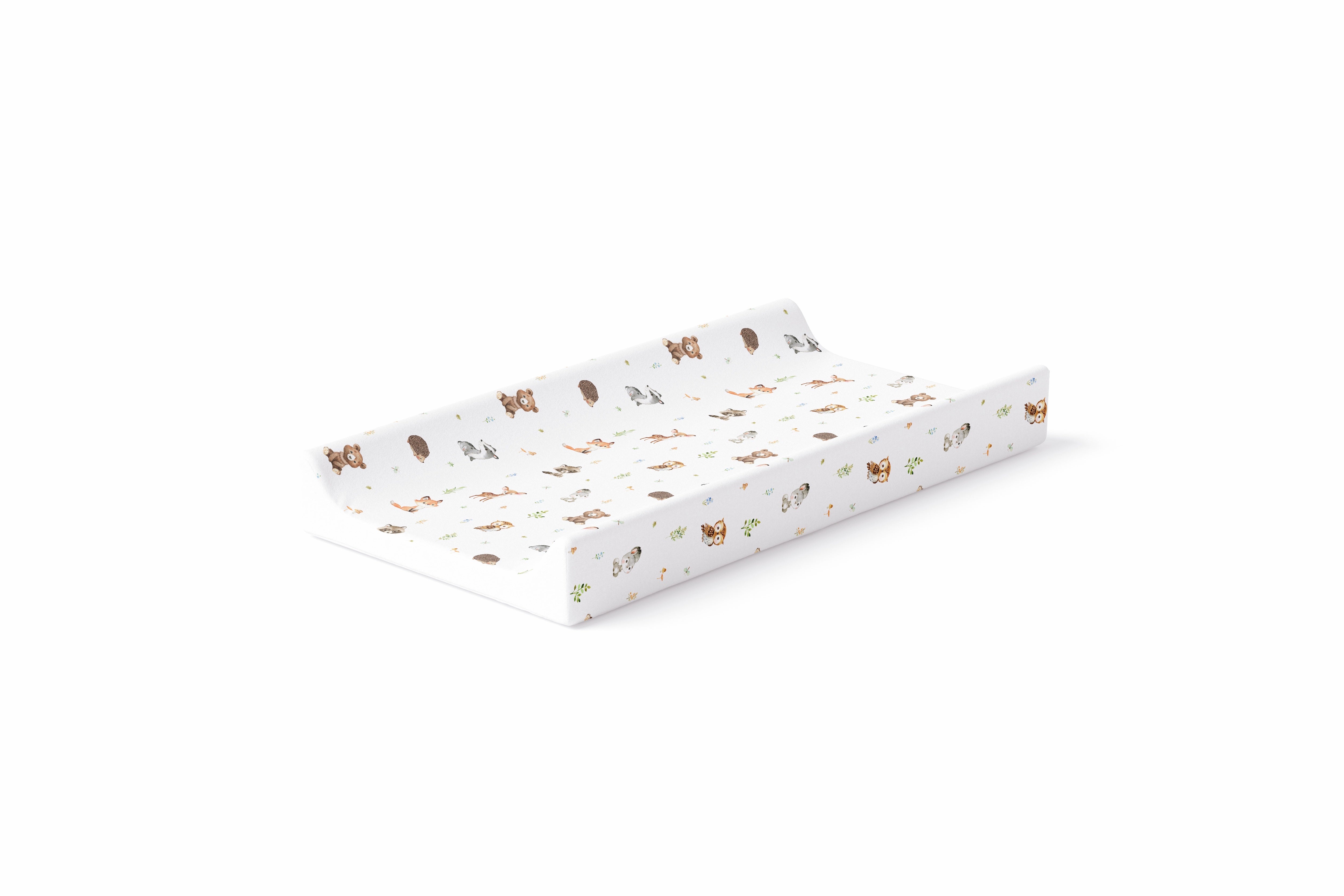 Anti Roll Wedge Changing Mat - Woodland Animals