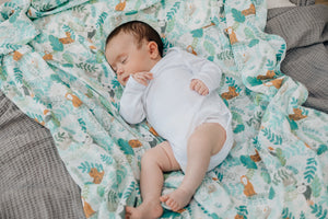 Rainforest Bamboo Muslin Swaddle Blanket