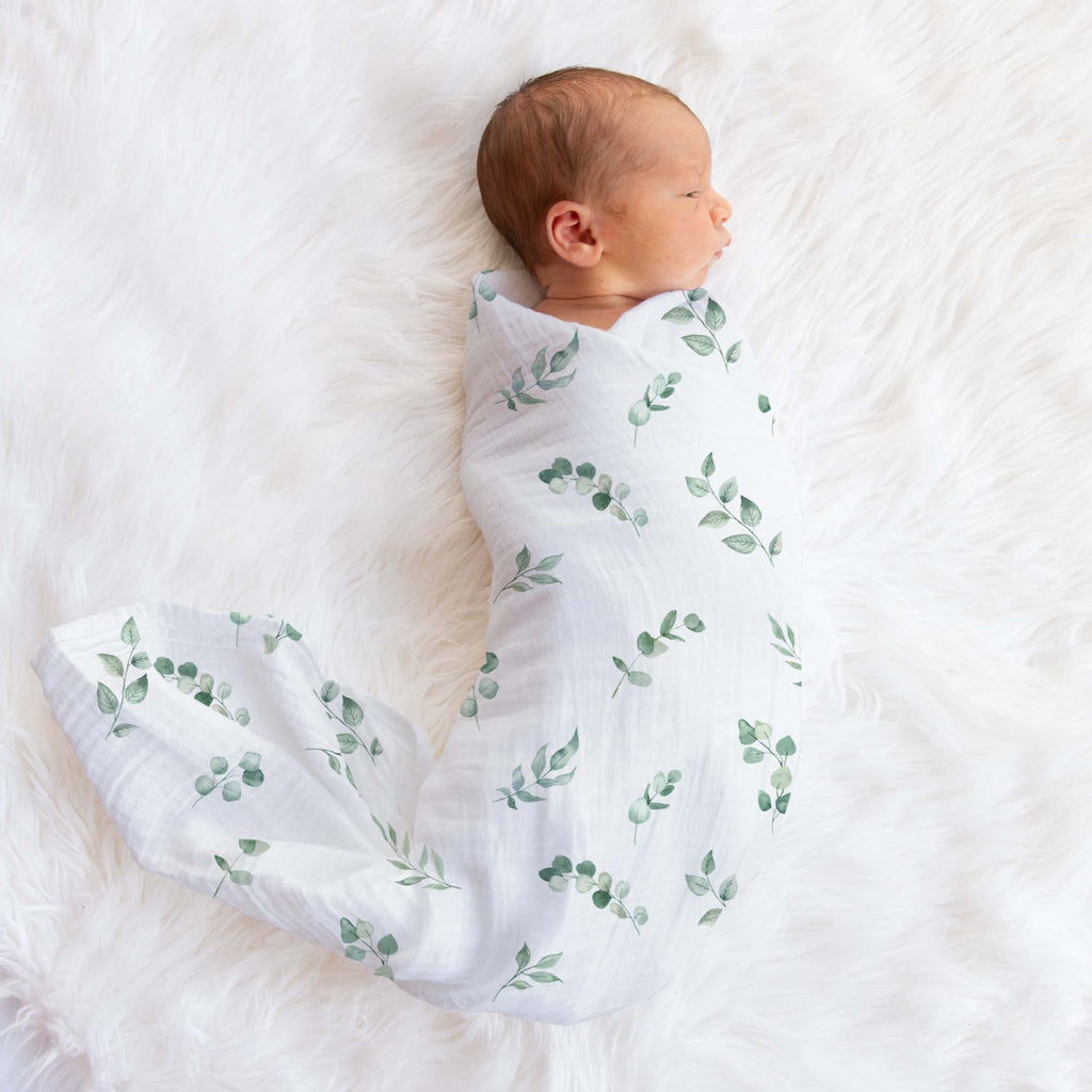 Eucalyptus Muslin Swaddle Blanket