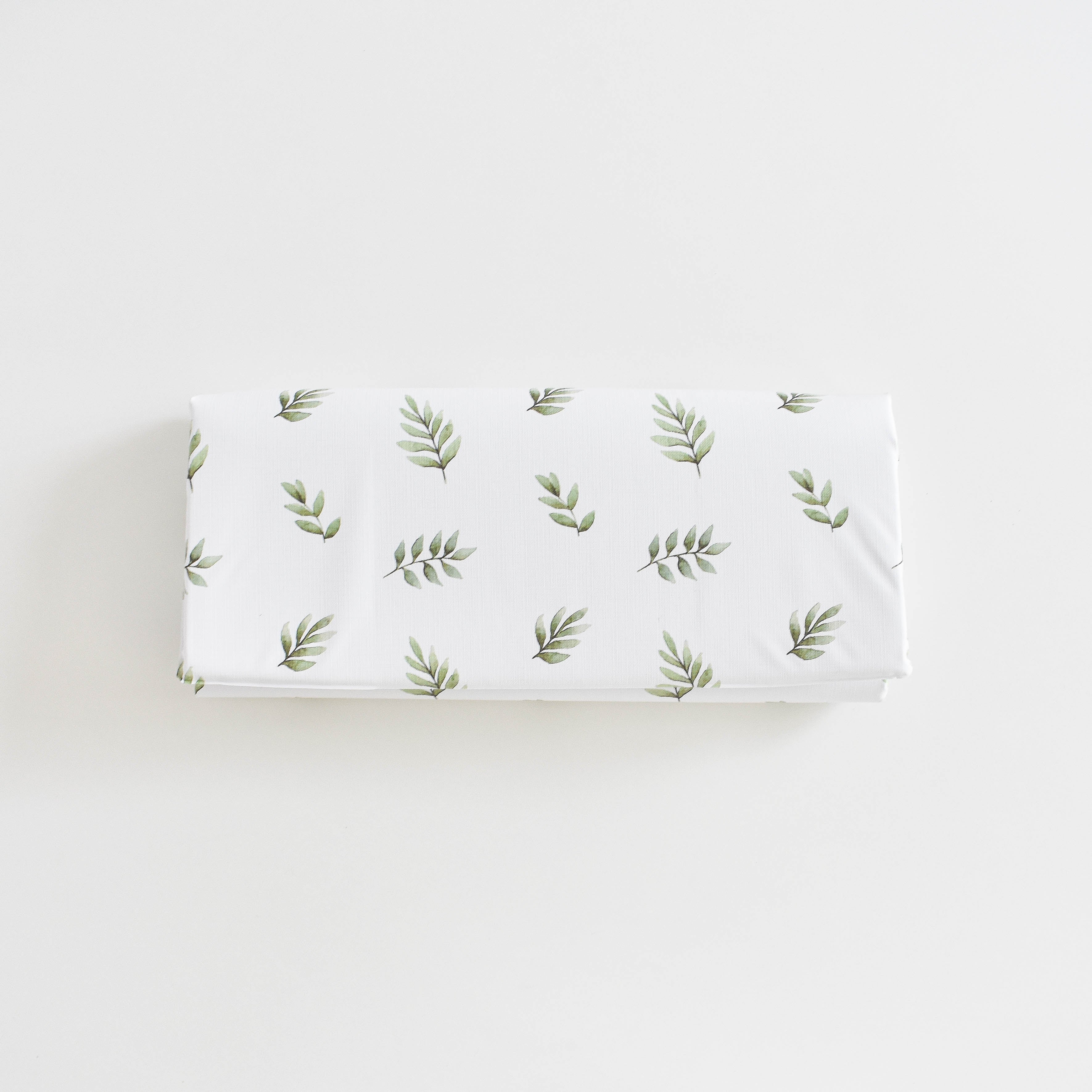 Travel Changing Mat - Green Leaves