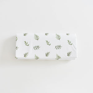 Travel Changing Mat - Green Leaves