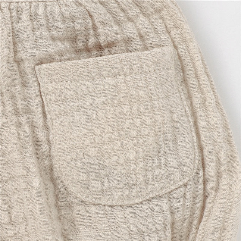 Organic Cotton Muslin Romper