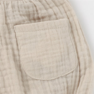 Organic Cotton Muslin Romper