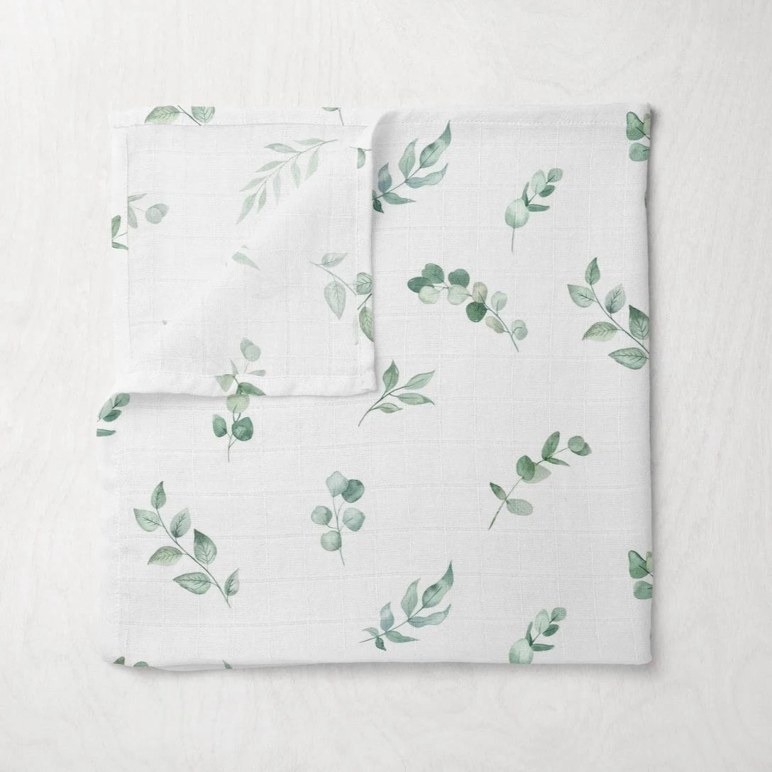 Muslin Cloth - Eucalyptus Leaf