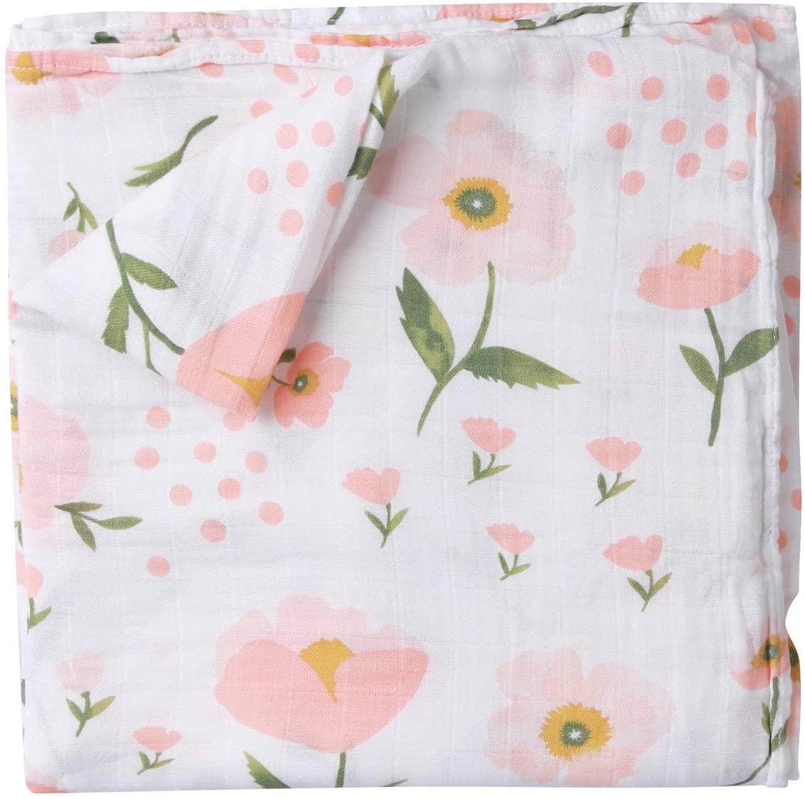 Poppy Cotton Muslin Swaddle Blanket