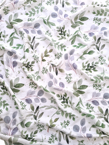 Leaf Silky Soft Organic Bamboo Muslin Swaddle Blanket