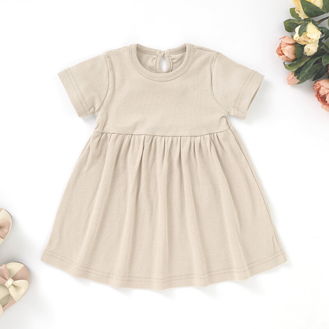 Organic Cotton Short Sleeve Dress