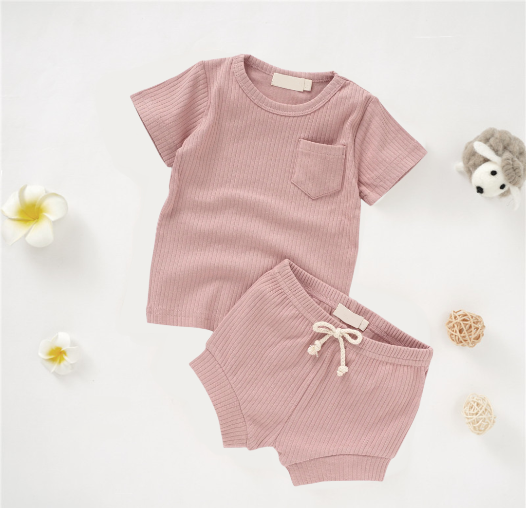 Organic Cotton T-Shirt & Shorts Set