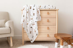 Woodland Baby Muslin Swaddle