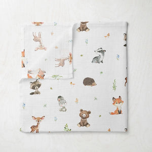 Muslin Cloth - Woodland Animals